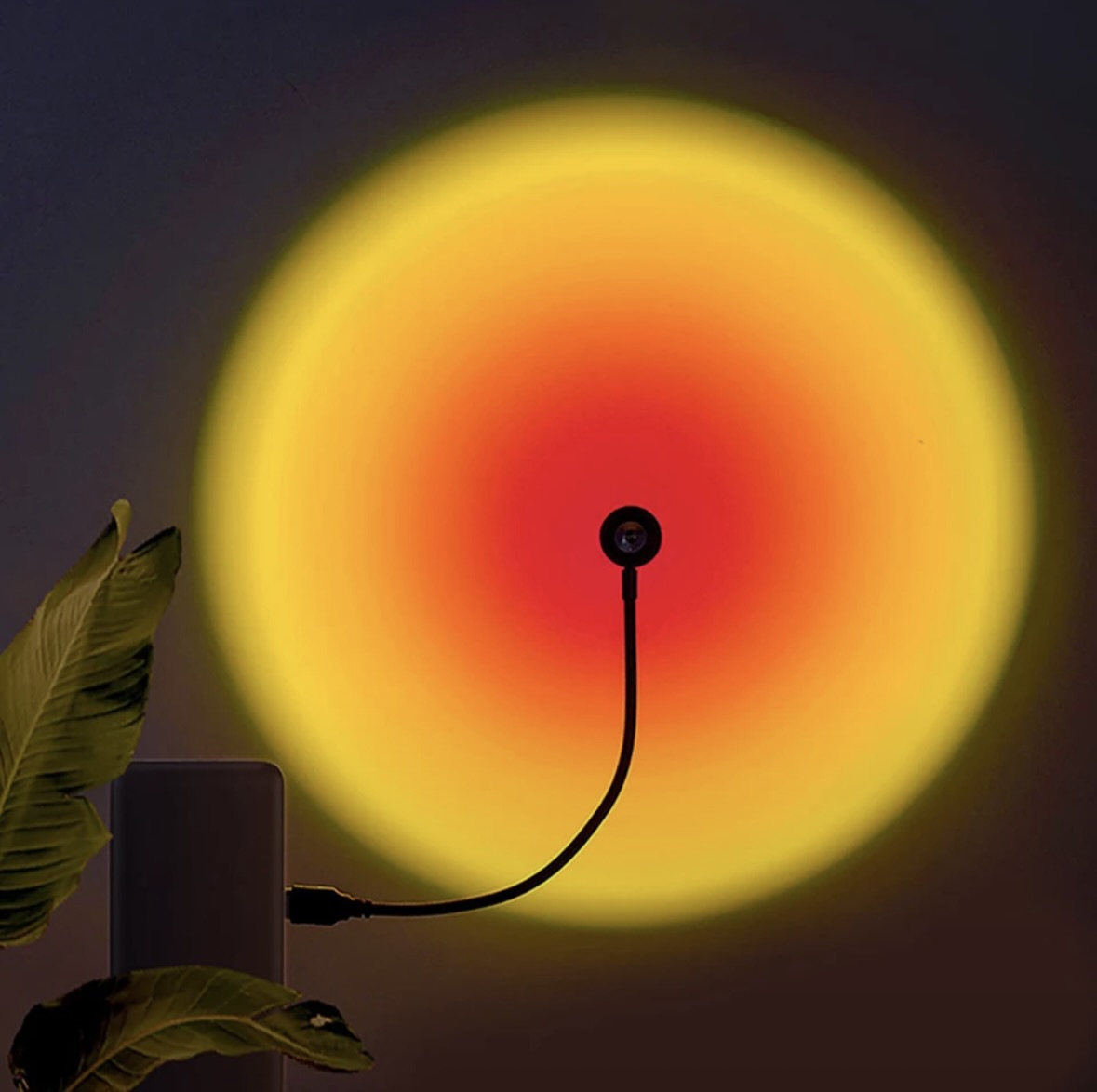 🌅 RGB Sunset LED Lamp – Aesthetic Night Light for Cozy Room Decor.
